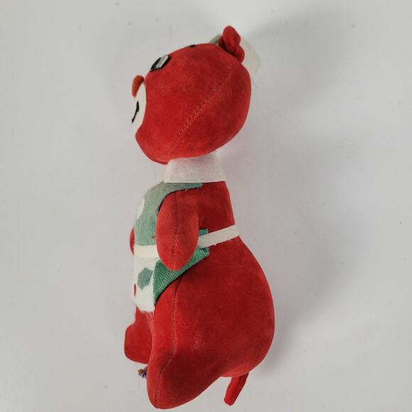 Vintage Dakin Dream Pets Red Christmas Teddy Bear 7" Plush Stuffed Animal - Picture 10 of 13